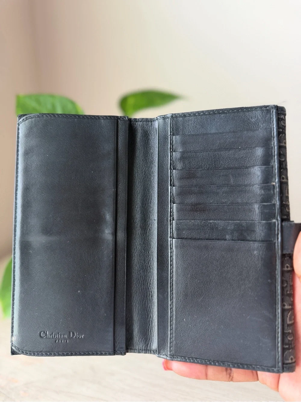 Vintage Christian Dior Street Chic Trotter Buckle Wallet